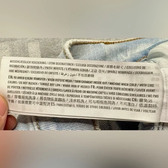 Abercrombie & Fitch The Skinny High-Rise Jeans | Size 29 / 8 | Light Wash - Picture 7 of 9